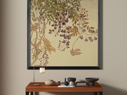 Mid-century Style Decorative Painting