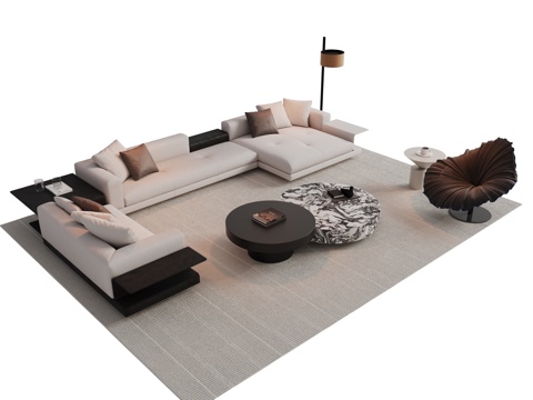 Italian Stitching Sofa Sectional Sofa