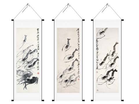 Chinese Scroll Calligraphy Painting Calligraphy Painting Decorative Painting Calligraphy