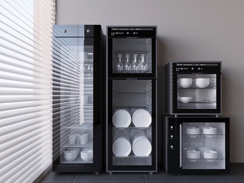 Intelligent Disinfection Cabinet Dishes Embedded Vertical Disinfection Cabinet