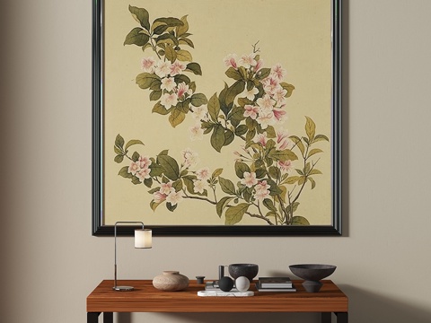 Antique Vintage Painting Flower Painting Decorative Painting