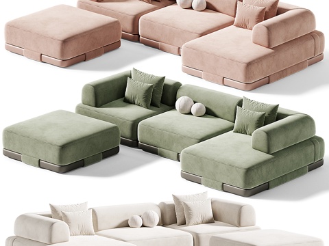 Modern Multiplayer Sofa Corner Sofa