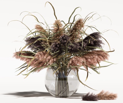 Modern vase flower arrangement