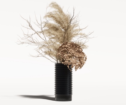 modern vase flower dried flower flower arrangement