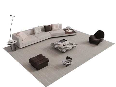 Italian Sofa Coffee Table Sectional Sofa