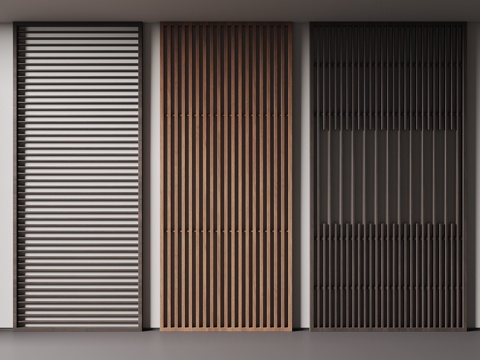 New Chinese-style partition wooden partition grille