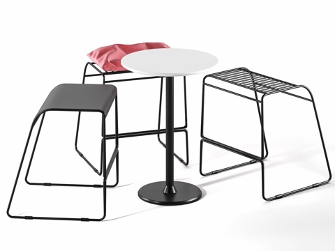 Modern leisure table and chair negotiation table and chair