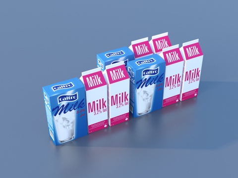 Milk packaging box snack food box