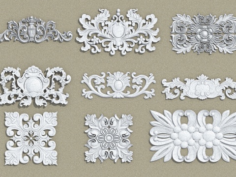 European-style relief carving