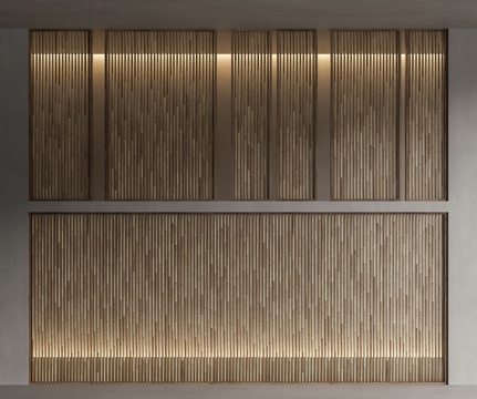 Bamboo partition partition wall wood partition