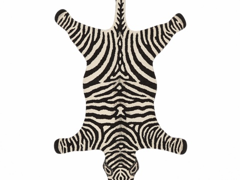 Zebra rugs Animal fur rugs