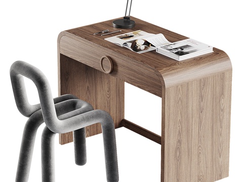 Modern Solid Wood Desk Chair