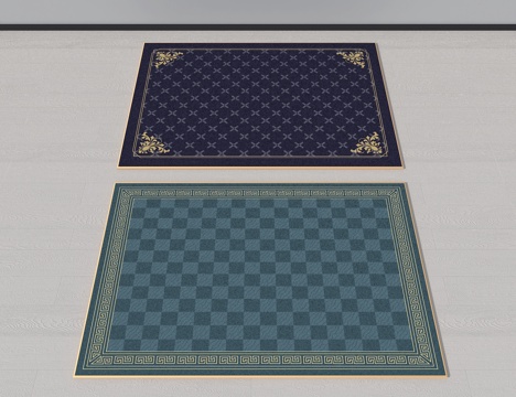 Chinese Carpet Checkerboard Carpet