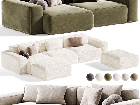 Modern Fabric Sofa Corner Sofa