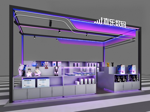 Mobile phone store exhibition electronic digital store store booth