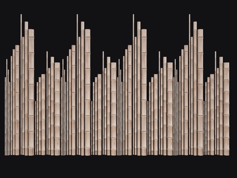 Chinese partition bamboo partition