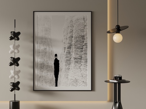 Modern Decorative Painting Black and White Painting Hanging Painting