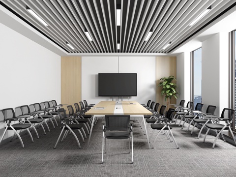 Modern Conference Room Seminar Room Study Room Video Conference Room