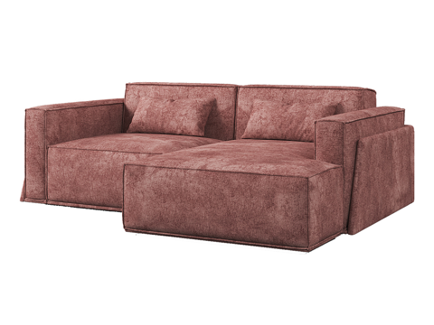 Modern minimalist double sofa