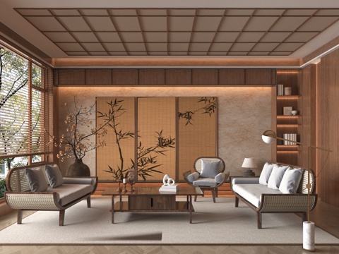 New Chinese Living Room