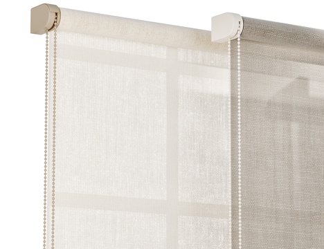 New Chinese-style roller blind