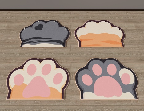 Children's Carpet Cat Paw Carpet Cat Meat Pad Carpet