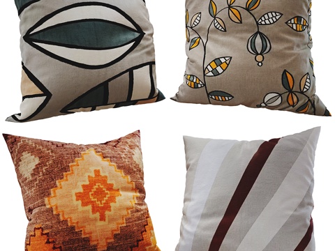 Neo-Chinese Style Pillow Printed Pillow