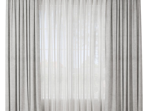 New Chinese Curtain Gauze Curtain