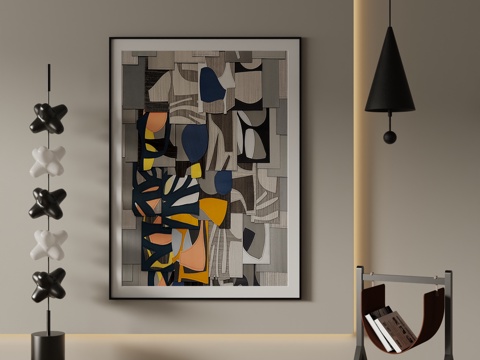 Modern decorative painting geometric abstract painting