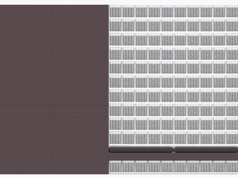 Glass brick partition porch partition