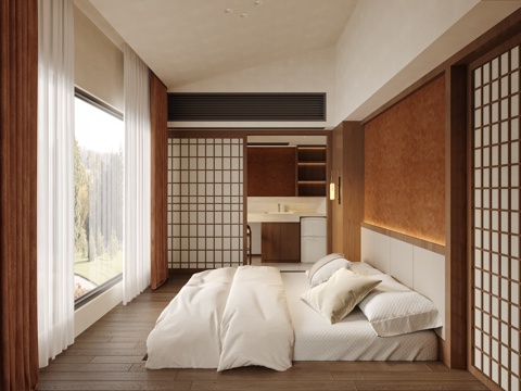 Japanese Hotel Homestay Rooms Tatami Suite