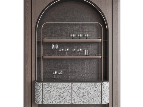 New Chinese Wine Cabinet