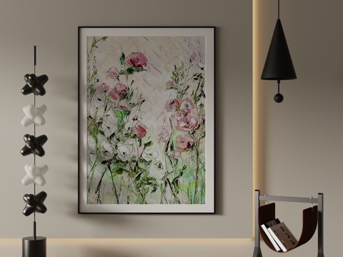 Modern Decorative Painting Flower Oil Painting