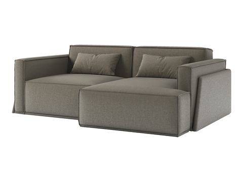 Simple double sofa