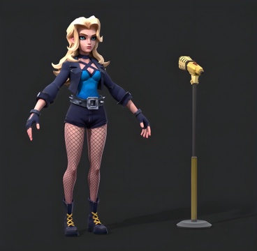 Black Canary Game Characters