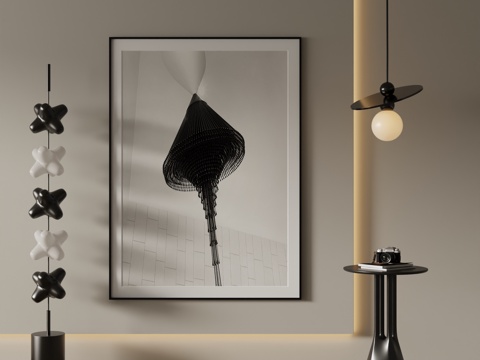 Modern Decorative Painting Black and White Painting Hanging Painting