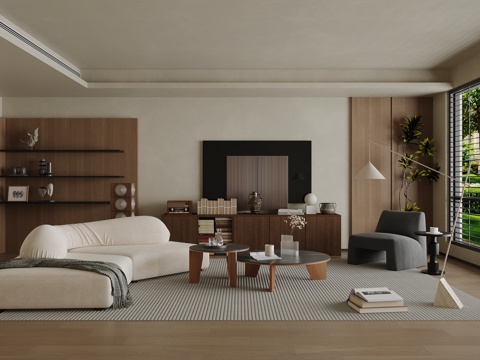 Mid-century Style Living Room