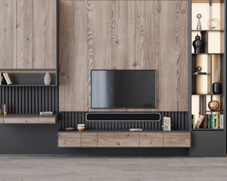 Modern TV Wall full wall TV cabinet