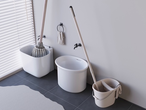 Mop pool mop mop pool storage ring towel faucet