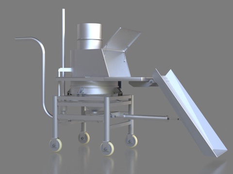 Full-automatic bread crumb feeder tunnel type bran feeder