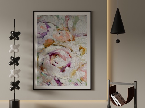 Modern Decorative Painting Flower Oil Painting