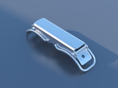 Metal clip hinge