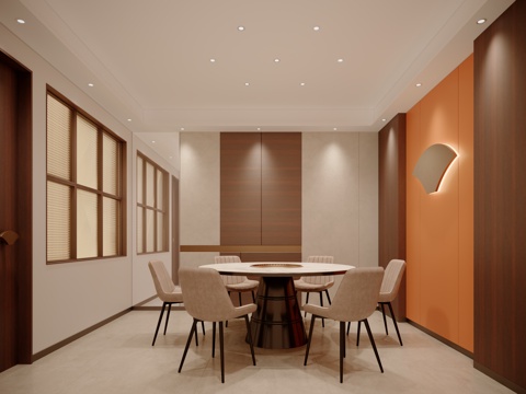 Modern Hot Pot DiningRoom Box Room