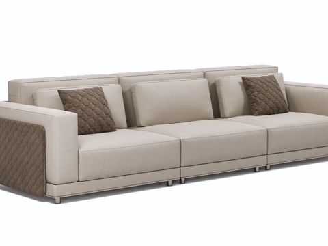 Affordable Luxury Style Couch Multiplayer Sofa