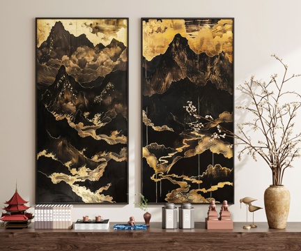 New Chinese Zen Hanging Painting Decorative Painting