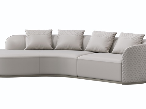 Modern Multiplayer Sofa Curved Sofa