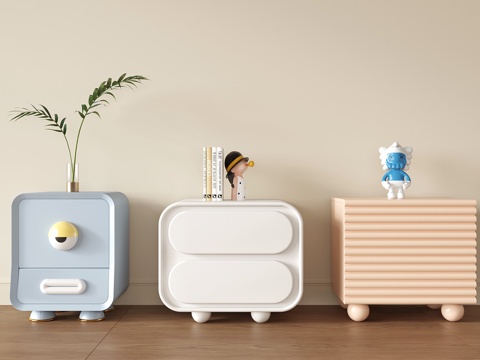 Cream Style kids Bedside table