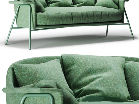 modern fabric sofa double sofa