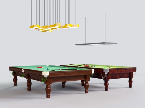 European-style billiards table