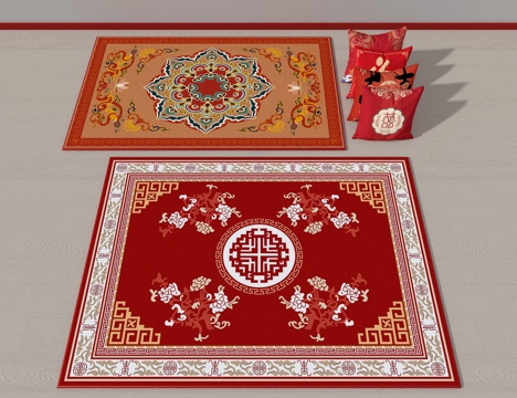 New Chinese Festive Carpet Red Carpet